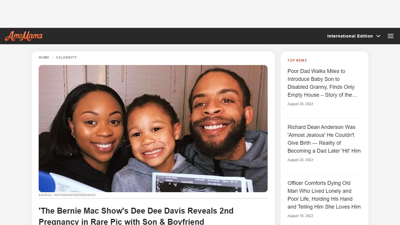 'The Bernie Mac Show's Dee Dee Davis Reveals 2nd Pregnancy in ... - AmoMama